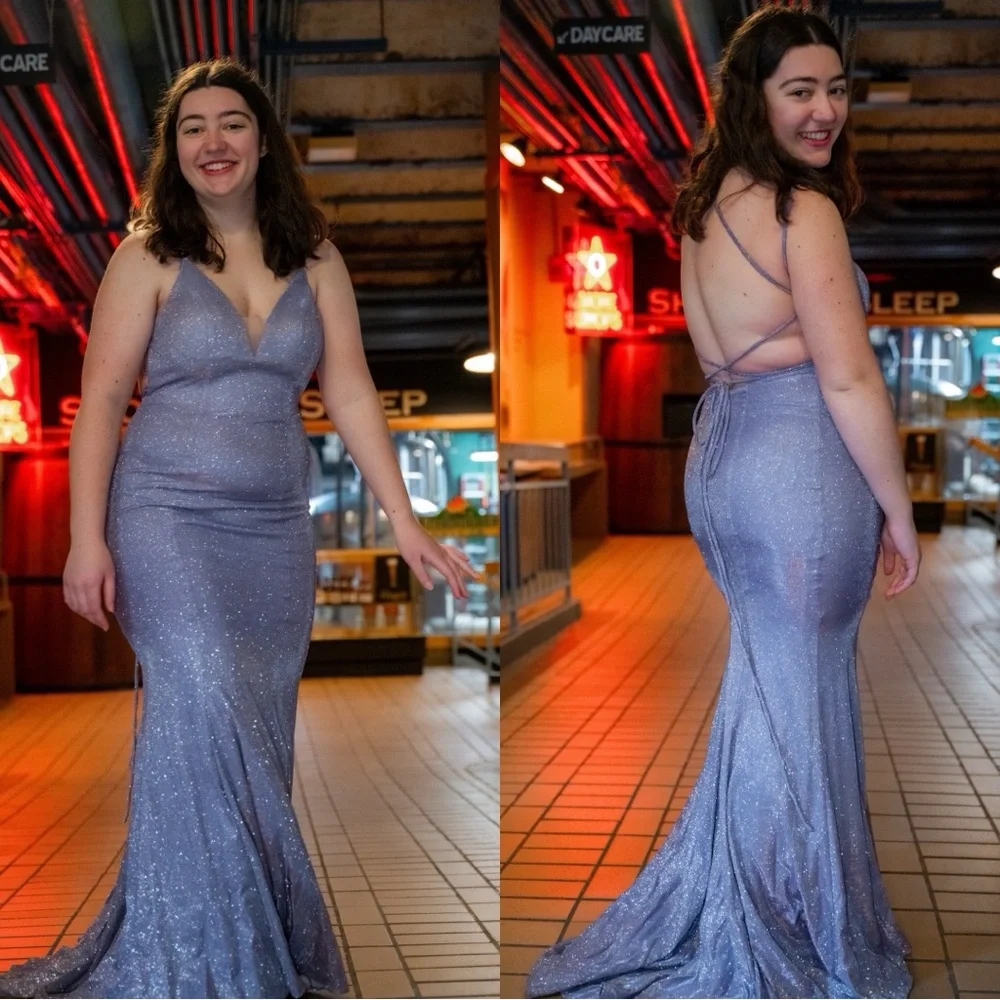 PromGirl Sparkling Lavender Prom Dress - Picture 1 of 3